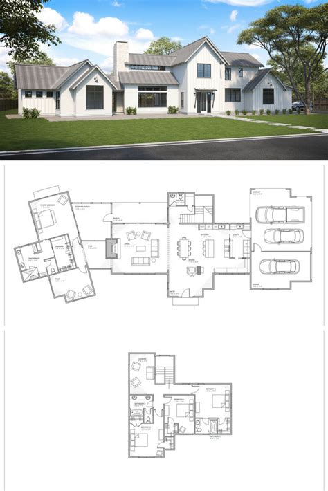 Senepol Modern Farmhouse Floor Plan Our Most Popular Farmhouse Style