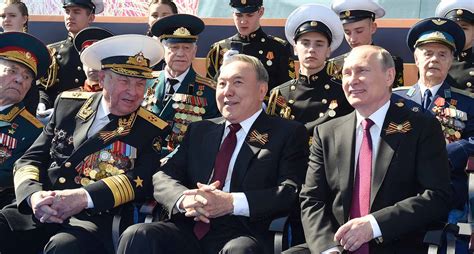 President Nazarbayev Attends Victory Day Parade In Moscow Meets