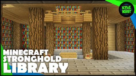 How To Transform A Minecraft Stronghold The Libraries Youtube