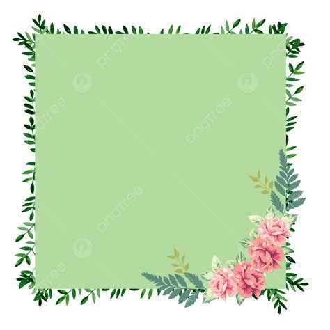 Flower Border Hd Transparent Flower Border Flowers Frame Small