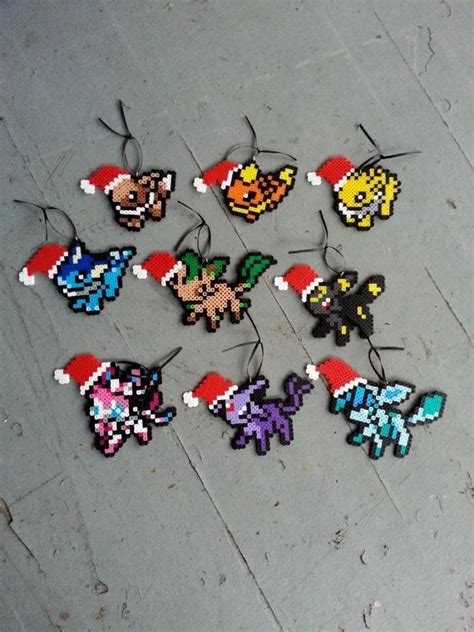 Pin By David Kane On Perler Beads Pokemon Christmas Ornaments Perler