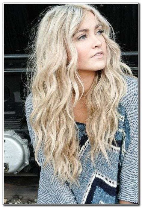Benegem 26 inches blond 613 long wavy wig middle part synthetic beach wave curly wig for halloween party daily wear blonde. 10 Steps To Make A Simple Beach Waves Hairstyle With ...