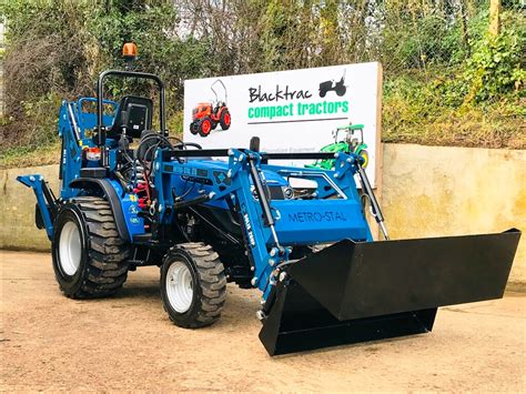 New Solis 26 Compact Tractor With Loader And 41 Bucket And Backhoe Mini
