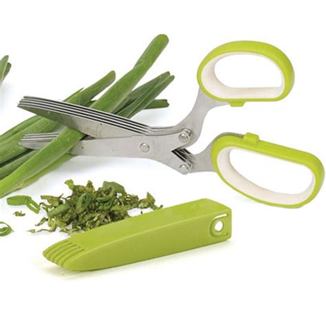Herb Snipping Scissors Green Handle Rsvp 053796105725