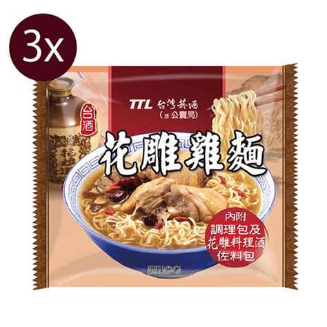 Buy Direct From Taiwan Ttl 台酒 Huadiao Chicken Instant Noodles 花雕鸡面