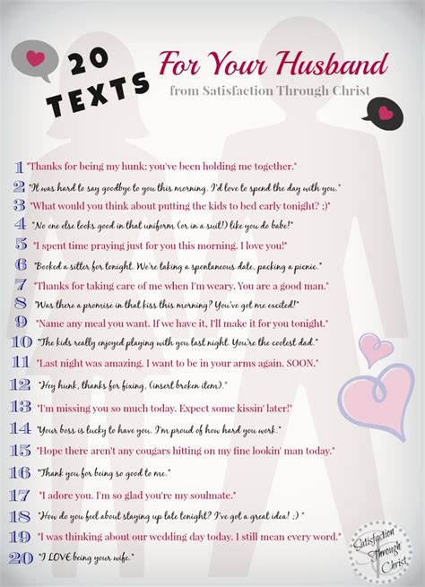 20 Text Message Ideas You Can Send To Your Husband To Tease Flirt Thank Adore We Know How