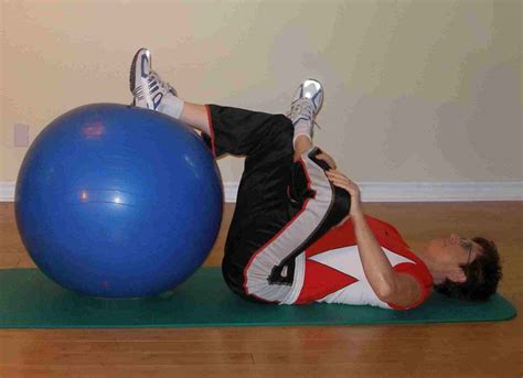 Exercise Ball Stretching