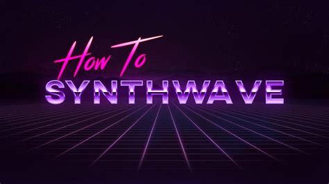 Synthwave Logo Erstellen
