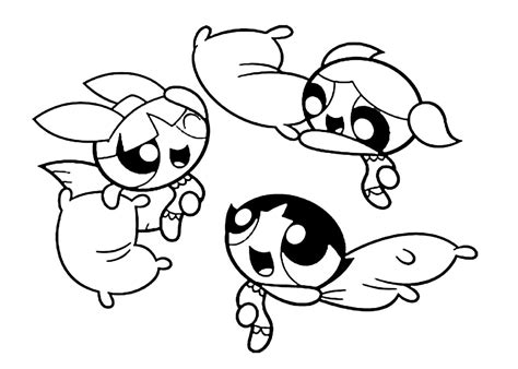 Powerpuff Girls Coloring Pages — Wonder Daycom