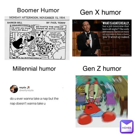 Boomer Humor Gen X Humor Millennial Humor Gen Z Humor Zoloftmemes