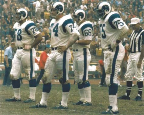 Fearsome Foursome 8x10 Photo Los Angeles Rams La Picture Nfl Football