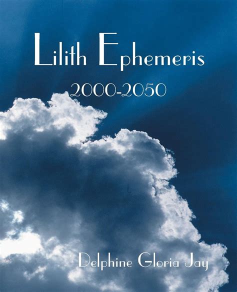 Lilith Ephemeris 2000 2050 Paperback