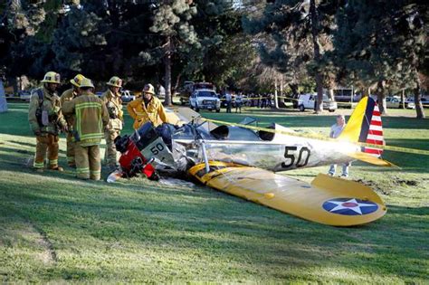 Harrison Ford Battered But Ok After His Plane Crash Landed On Golf