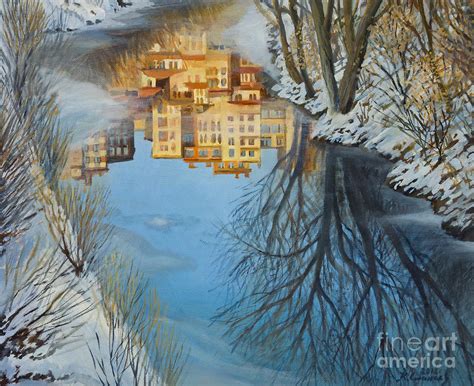 Reflections Painting By Kiril Stanchev Fine Art America