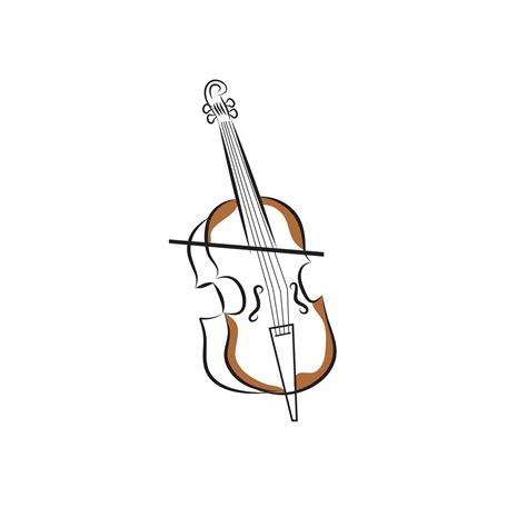 Cello Vector Illustration Isolated On White Background 20335403 Vector