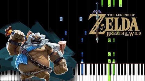 Daruks Theme The Legend Of Zelda Breath Of The Wild Piano Tutorial Youtube