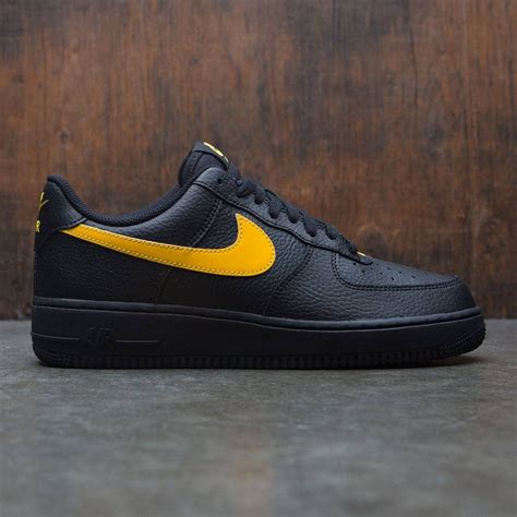 Men's air force 1 low sneaker. nike men air force 1 '07 black amarillo