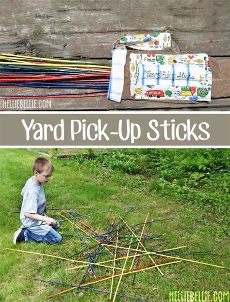 best diy backyard games giant pick up sticks cool diy yard game ideas for adults teens and
