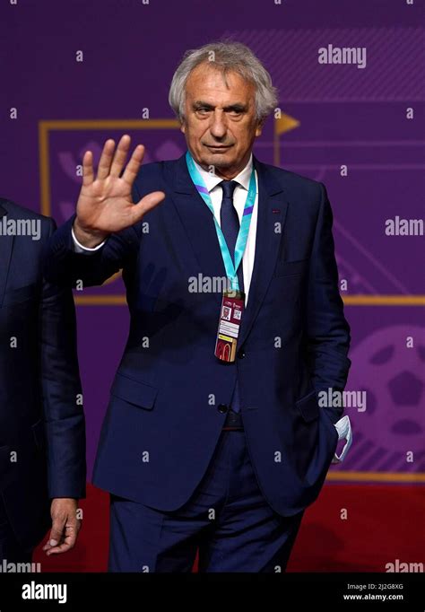Morocco Manager Vahid Halilhodzic During The Fifa World Cup Qatar 2022