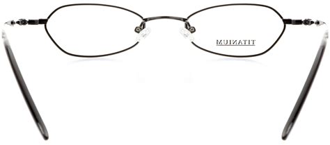 Hit Notion Optical Eyewear Oval Shape Titanium Full Rim Frame Prescription Eyeglasses Rx