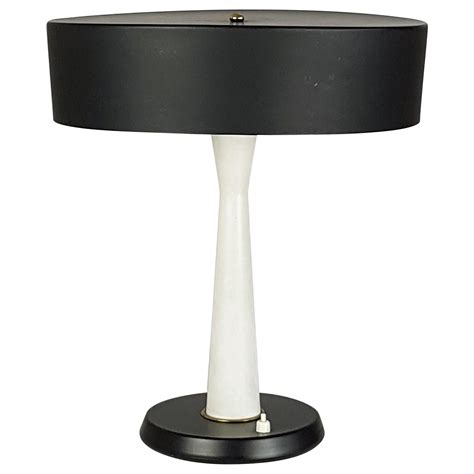 Graphic Black And White Table Lamp At 1stdibs