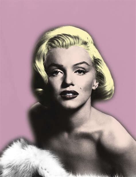 Pink Marilyn Monroe Tapet Fototapet Marilyn Rosa Happywall
