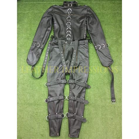 self bondage straight jacket for bdsm restraints