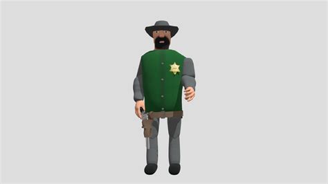 Sheriff Download Free 3d Model By Tahasamooei 8d84644 Sketchfab
