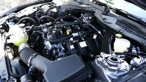 New 2021 Ford Mustang Ecoboost 23l Turbocharged I4 Engine Bay Tour