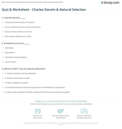 Natural selection definition types examples video. Evolution By Natural Selection Worksheet Key