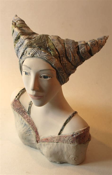 Ceramic Sculpture Bust Handmade Sculpture Sculpture Art By