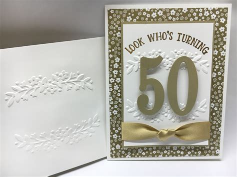 Look Whos Turning 50 Just Stampin