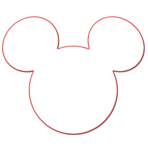 Transparent Mickey Mouse Head Outline Png Clip Art Library Images