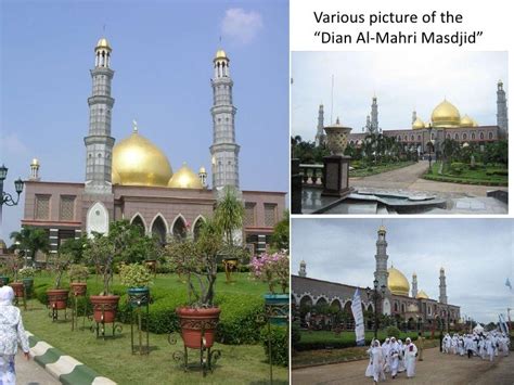Indonesia Golden Mosque Dian Al Mahri