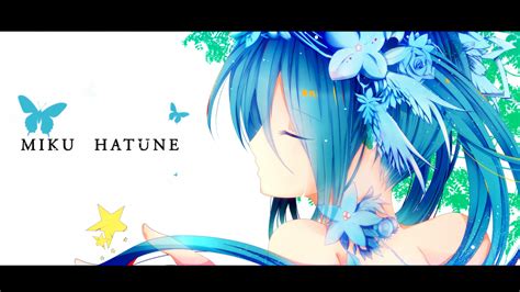 Vocaloid Blue Hair Close Flowers Hatsune Miku Tears Vocaloid Wallpaper
