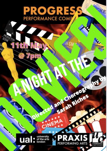 A Night At The Movies At Praxis Theatre Uxbridge College Hayes Event