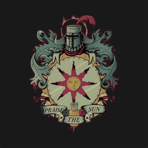 Crest Of Solaire T Shirt The Shirt List Dark Souls Artwork Dark