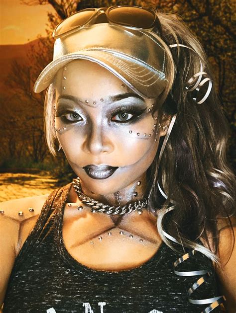 The Wizard Of Oz Tin Woman😉🖤 Makeup Photoshop Fantasymakeup Tinman Wizardofoz