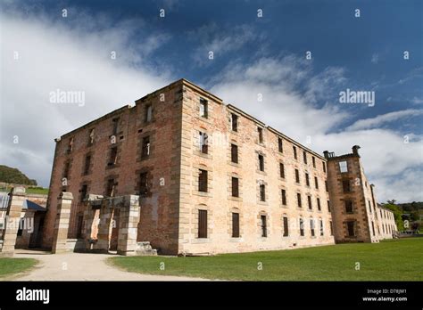 The Penitentiary Building At Port Arthur In Tasmania Australia Stock