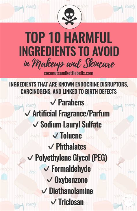 Skin Care Ingredients To Avoid Nuevo Skincare