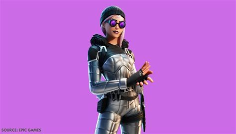 A mix between spots of normal color and plain white: Fortnite Arctica skin listed in the Item Shop: How much ...