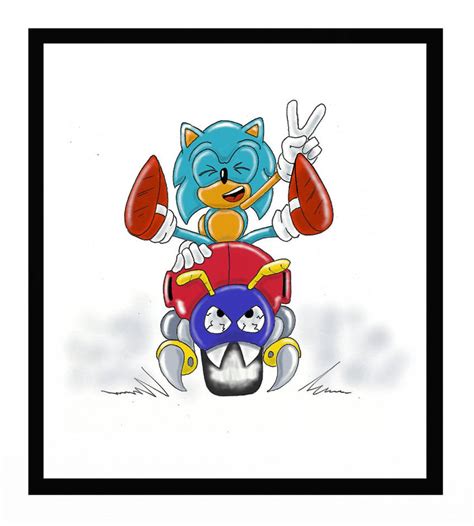 Sonic Motobug Rider By Funkyjeremi On Deviantart