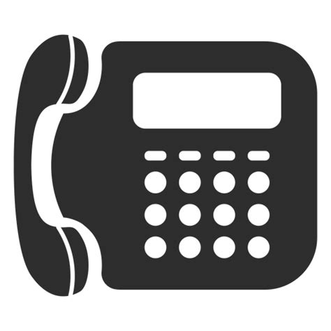 Landline Telephone Icon Png And Svg Design For T Shirts