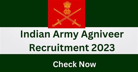 Indian Army Agniveer New Recruitment Process 2023 Read Details
