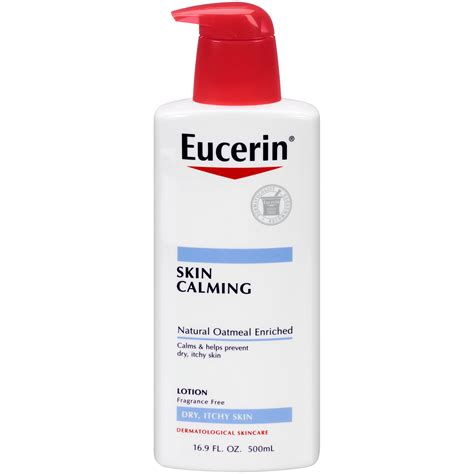 Eucerin Skin Calming Body Lotion For Dry Itchy Skin 169 Fl Oz