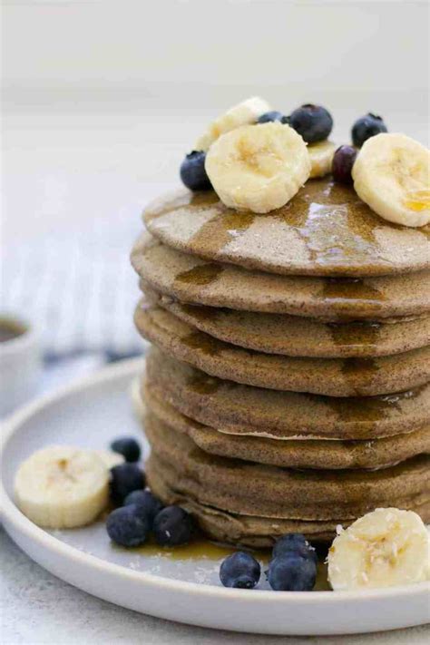 Fluffy Protein Vegan Buckwheat Pancakes Eat With Clarity