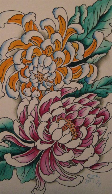 May 29, 2021 · chrysanthemum flowers are often seen in japanese style tattoos and are also called 'mums'. japanese chrysanthemum flower tattoo Gallery