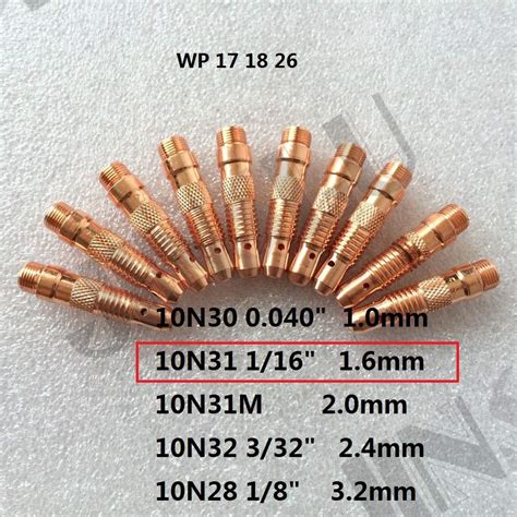 Hitsan Incorporation Pcs N Mm Collet Body Welding Consumable