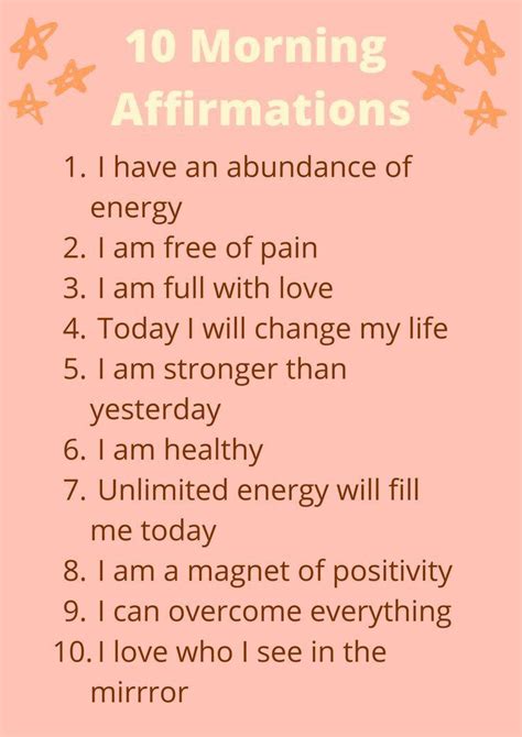 Best Morning Affirmations That Change Your Life Morning Affirmations