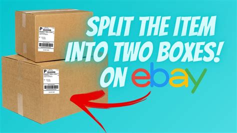How To Ship An Item In Multiple Boxes On Ebay Print Two Shipping